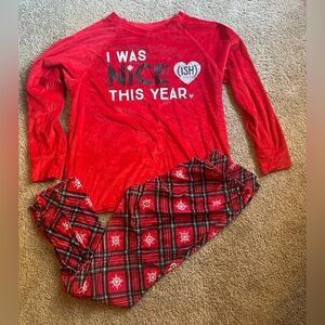 Justice Fleece Christmas Pajamas